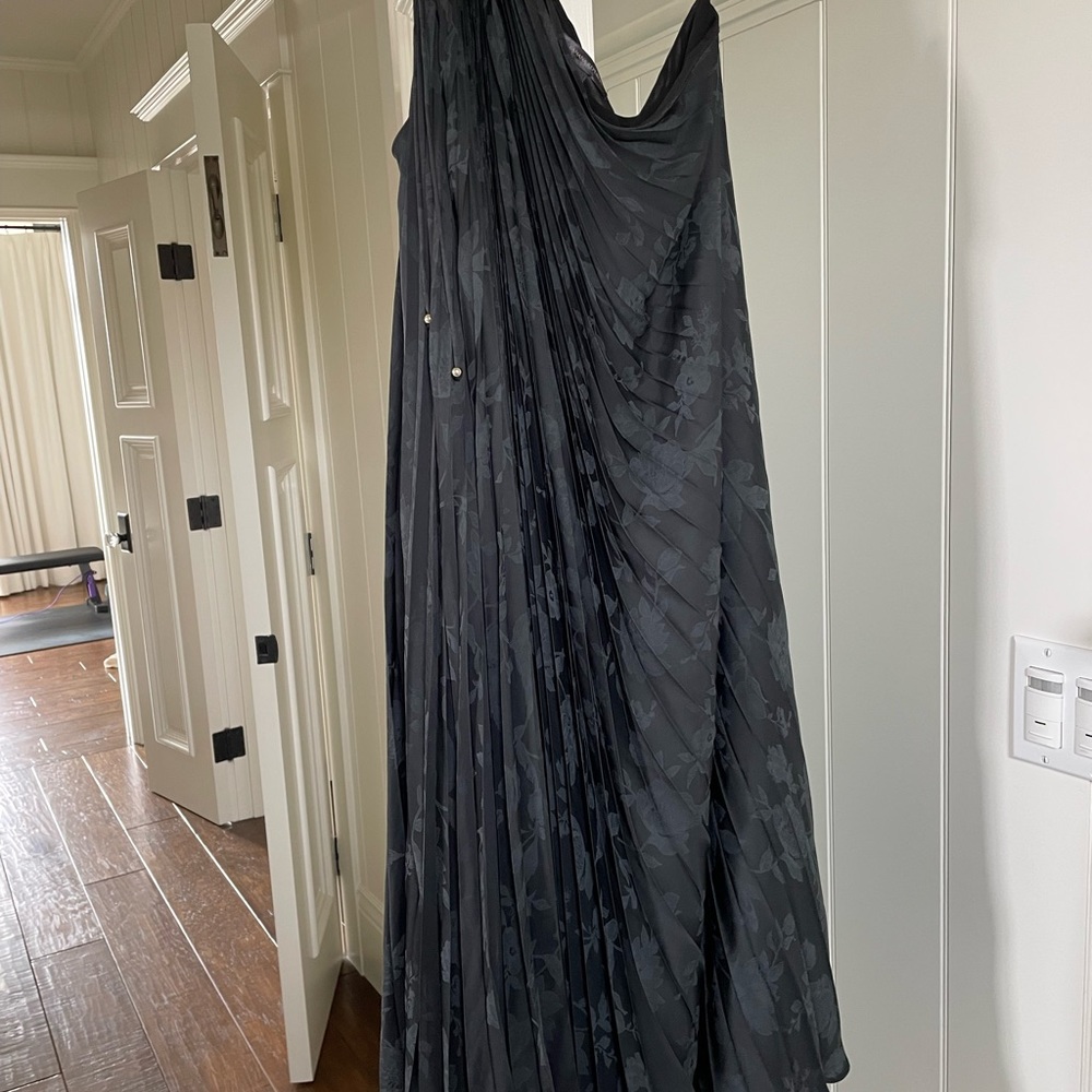 One shoulder banana republic dress